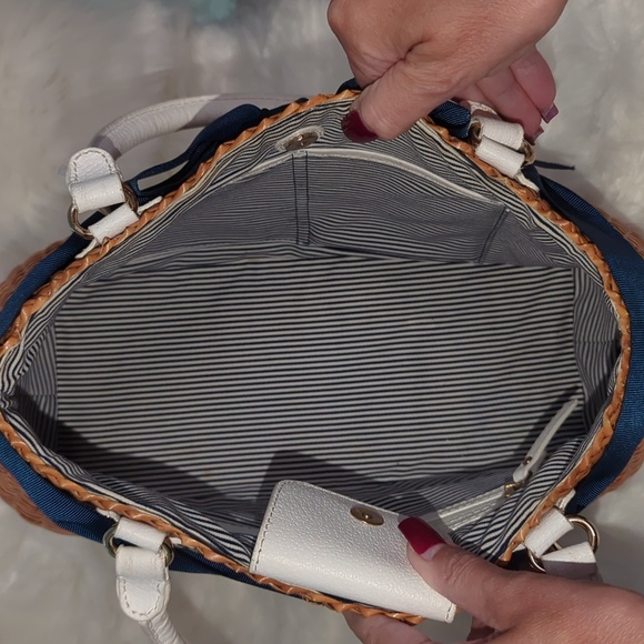 KATE SPADE Vintage Basket Bag w/Gosgrain Ribbon - Picture 3 of 7